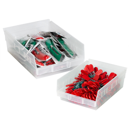 Clear Plastic Shelf Bin Boxes