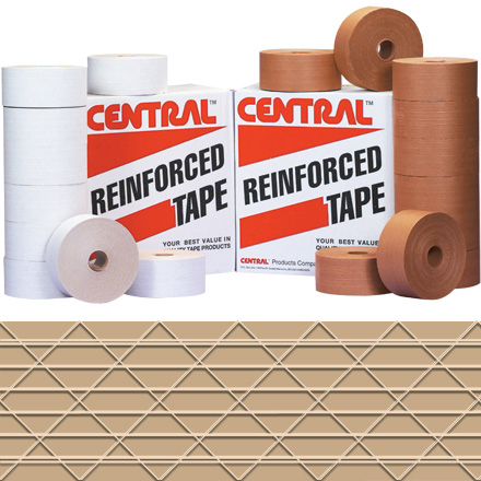 3" x 450' Kraft Central<span class='rtm'>®</span> 260 Reinforced Tape